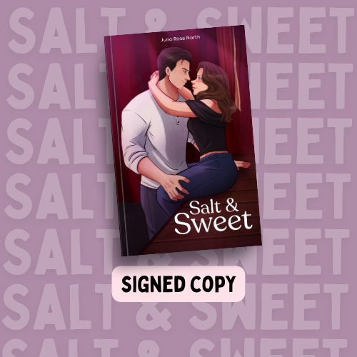 Signed paperback of Salt and Sweet