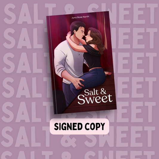 Signed paperback of Salt and Sweet